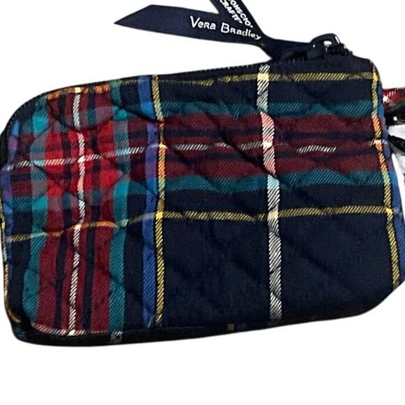 VERA BRADLEY Clip & Zip Mini Pouch in Cotton Scottie Dog Wristlet - Picture 2 of 4